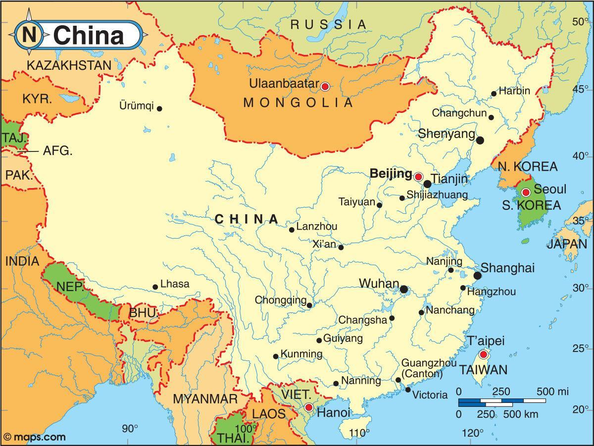China southern flygning karta