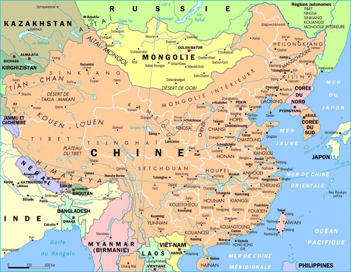 Kina karta hd
