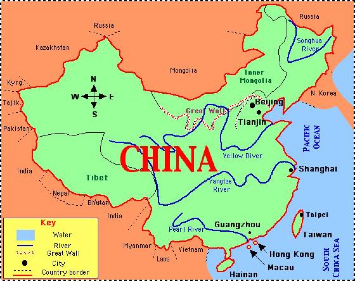 Floder Kina Karta