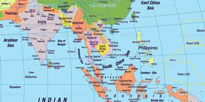 South China karta