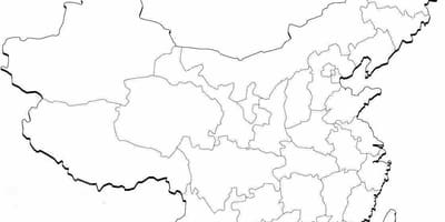 Karta över Kina quiz