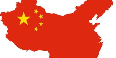 Kina karta flagga